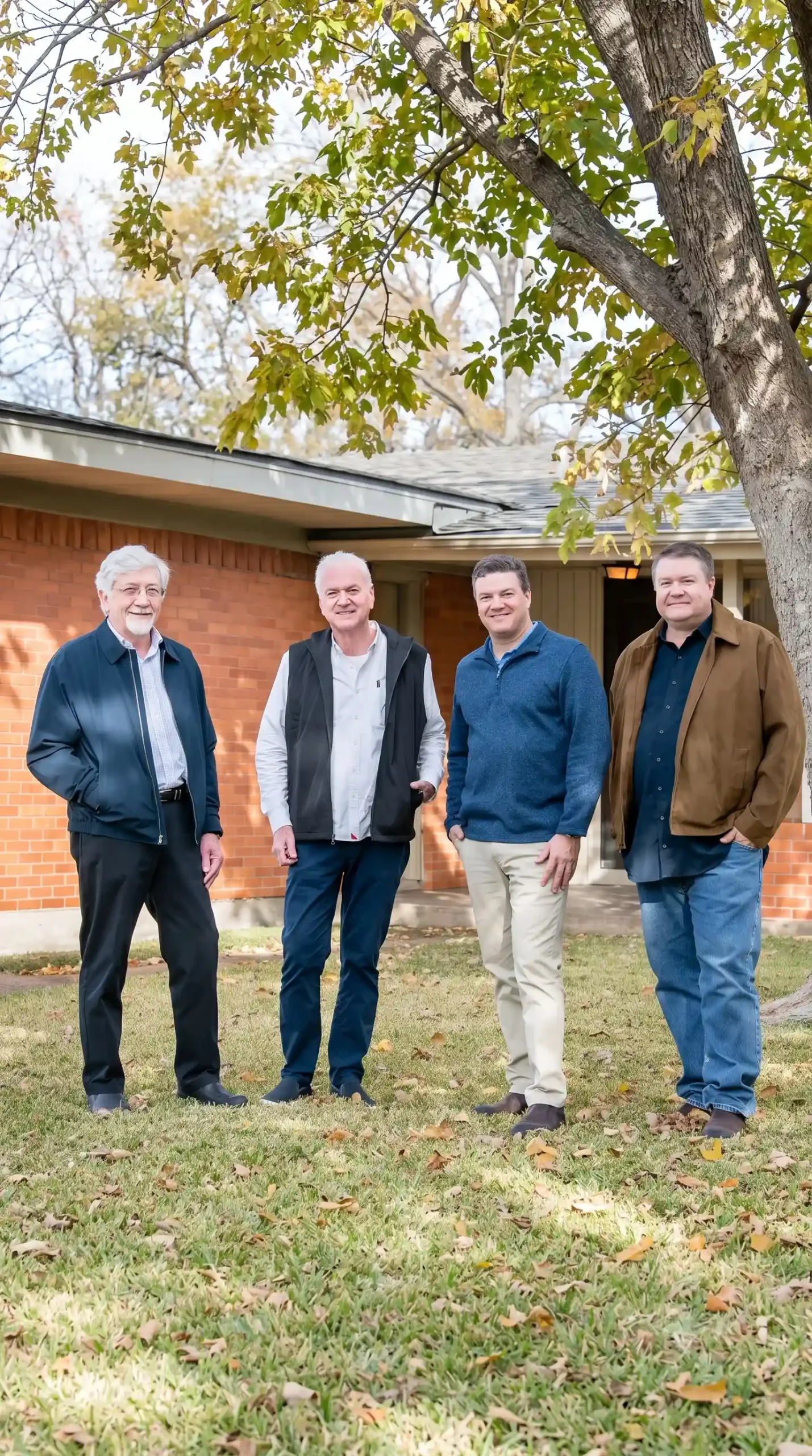 four people portrait real estate company extended vertical